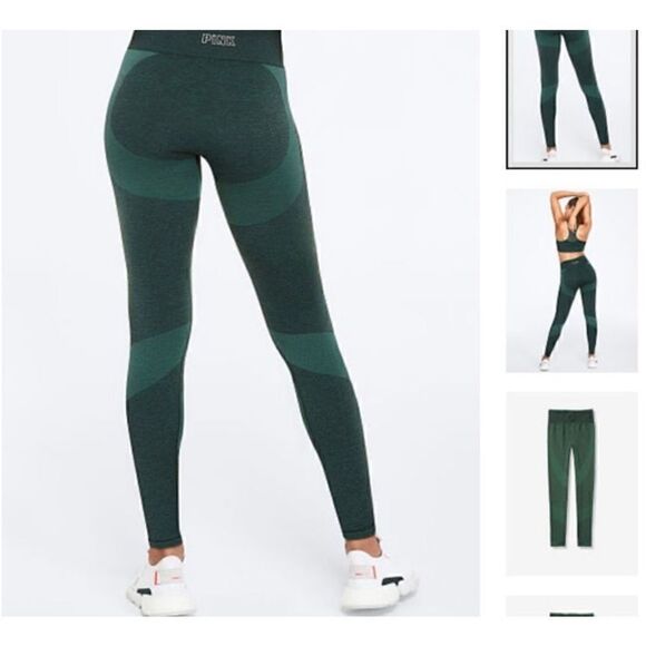 New! PINK| Seamless| Legging| Dark Ivy Maryl - Picture 12 of 14